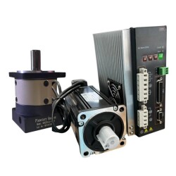 1 kW Servo Motor ve 1/5 Planet Redüktör Kombini