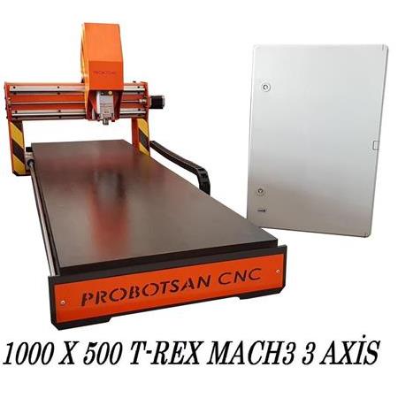 3 Eksen T-Rex 1000 Mini Cnc Freze