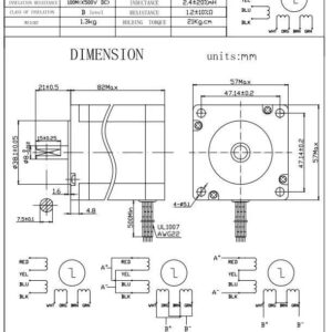 Step Motor Nema 23 2.2 Nm