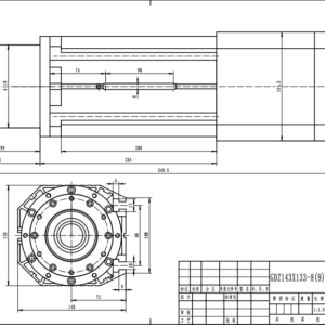 Otomatik Spindle Motor GDZ143X133-9L