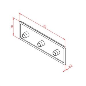 Profil Kapağı 30X90