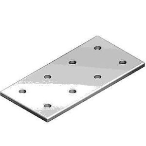 Düz Ek Bağlantı Sacı 40X80 K10 Çinko