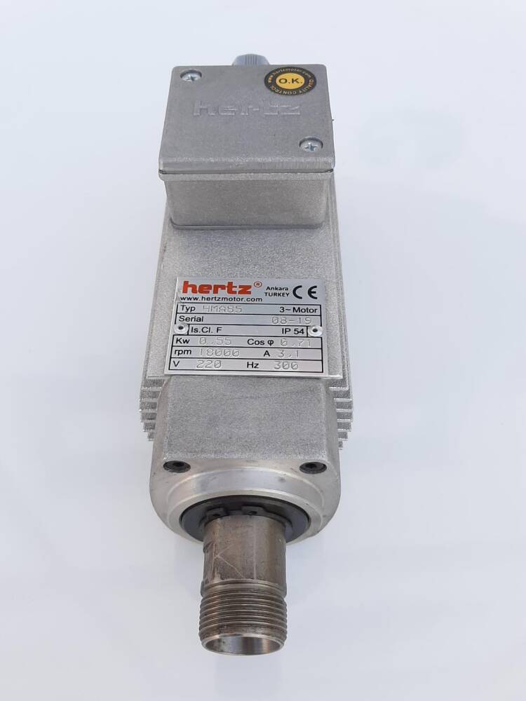 0.55 Kw Hertz Spindle Motor Er20 18000 Devir 220 - 2