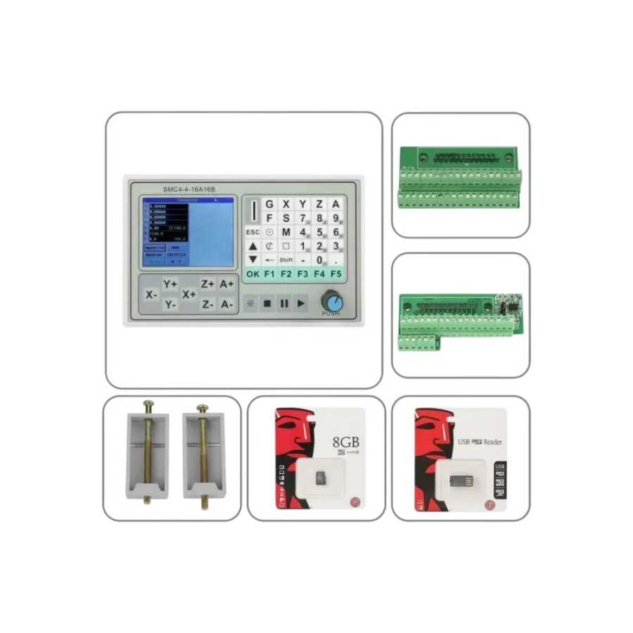 4 Eksen Cnc Kontrol Ünitesi Smc 4-4-16A16B - 2