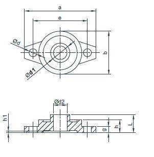 Ufl004 Rulmanlı Yatak Ø20 Mm - 2