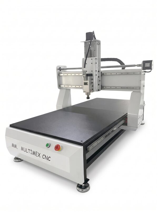 CNC Router 1500x800 - 0,75 kW 18000 rpm Arel ER20, Çelik Profil Üzeri Ahşap Tabla