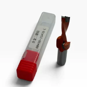 Ø8 x 30 + 15 x 70 mm Karbür İki Kademeli Minifix Matkap Ucu Çoklu Delik Makinesi Sol (L) Yönlü 10 mm Sap