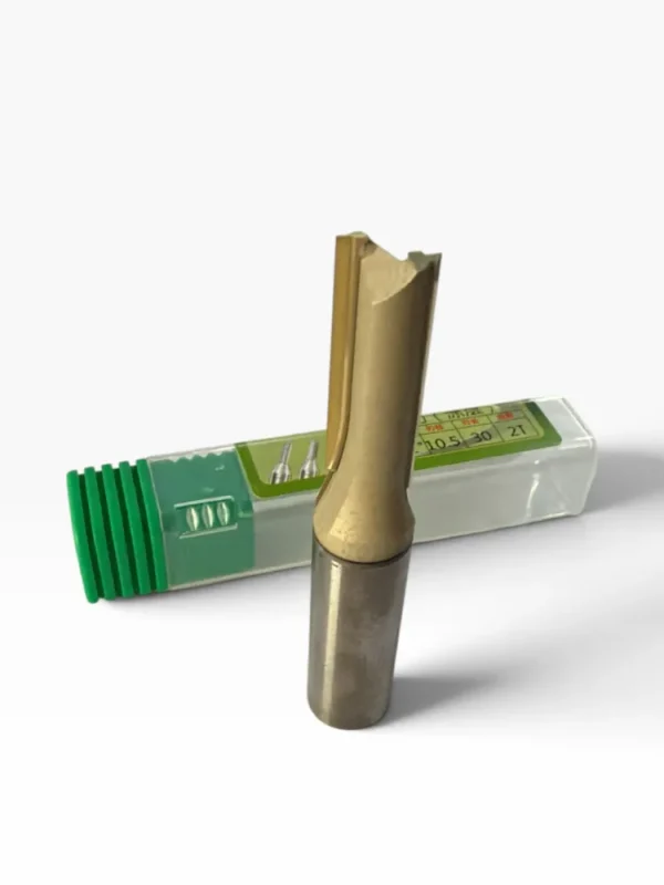Ø10.5 x 30 mm Karbür TiN Kaplı Jilet Freze S5 1/2" Sap 2 Ağız