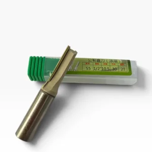 Ø10.5 x 30 mm Karbür TiN Kaplı Jilet Freze S5 1/2" Sap 2 Ağız