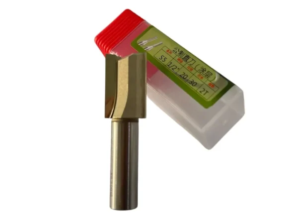 Ø20 x 30 mm Karbür TiN Kaplı Jilet Freze S5 1/2" Sap 2 Ağız